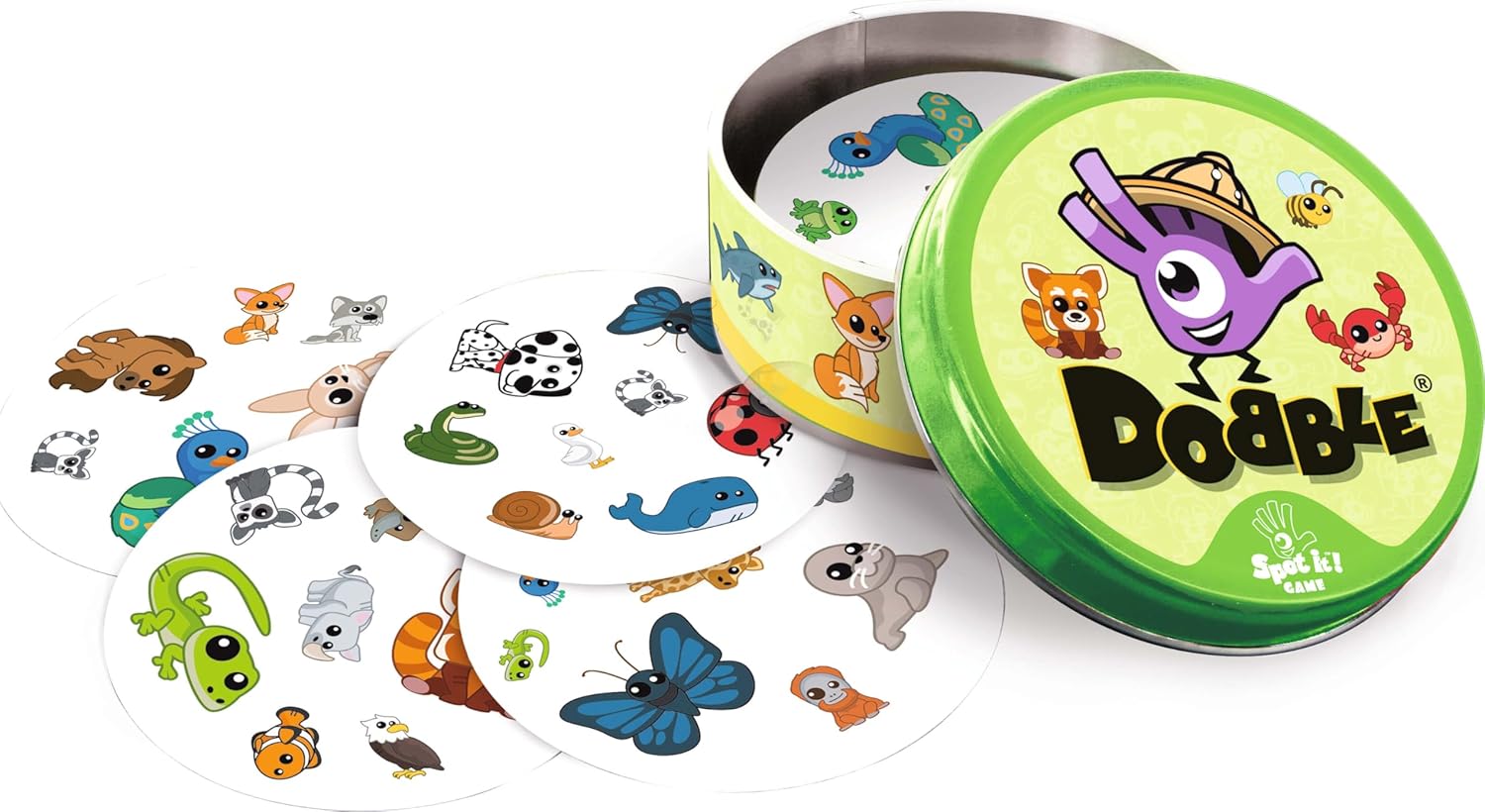 Asmodee Dobble Animals Card Game