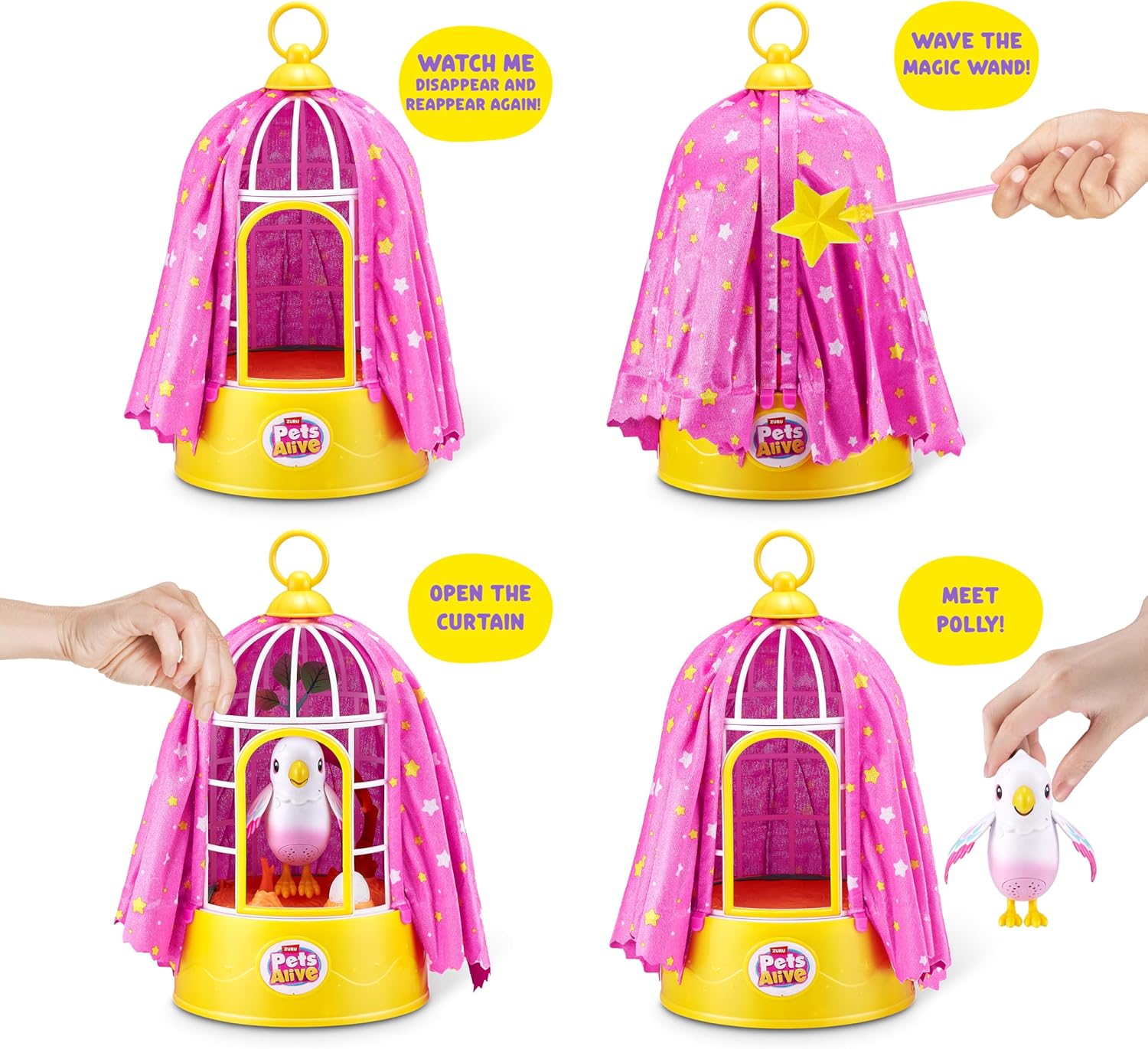 ZURU Pets Alive Polly the Magic Bird