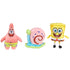 SpongeBob SquarePants 18cm Soft Plush Toy Set 3pk - Spongebob, Patrick, and Squidward