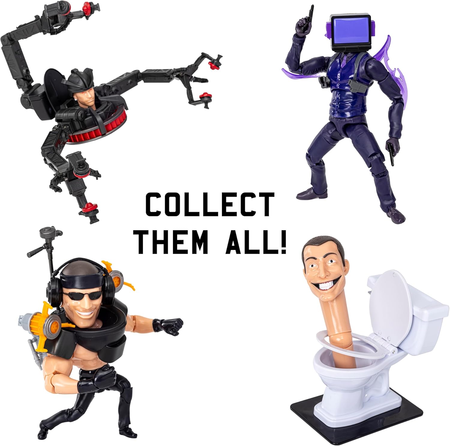 SKIBIDI Toilet Deluxe Figure Series 2 6Inch Collectible Figures