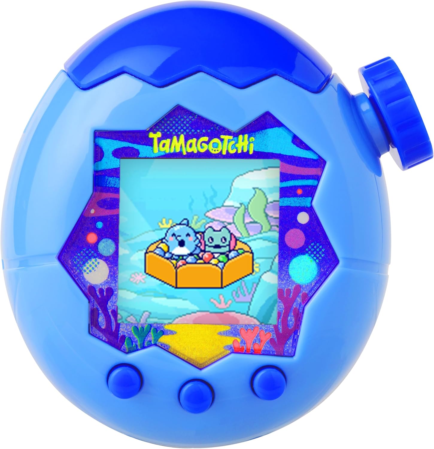 Bandai Tamagotchi Paradise Digital Pet Blue Water Shell