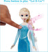 Mattel Disney Frozen Toys Singing Elsa Doll in Signature Clothing