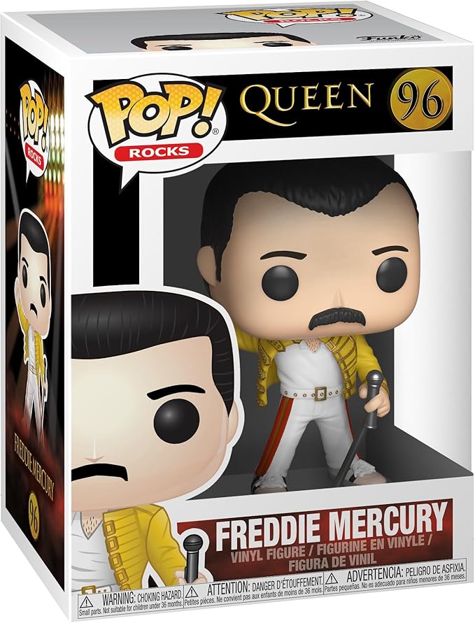 Funko Pop! Rocks Queen Freddie Mercury Wembley 1986 Collectable Vinyl Figure