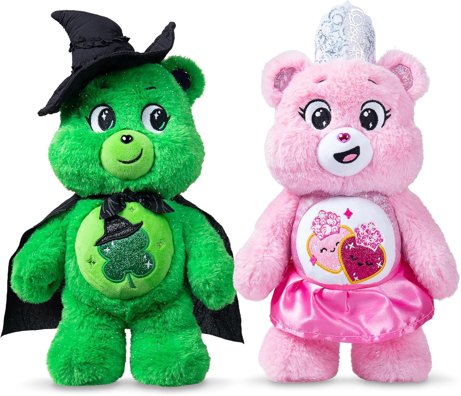 Care Bears x Wicked 2Pack Love-a-Lot Bear as Glinda & Good Luck Bear as Elphaba