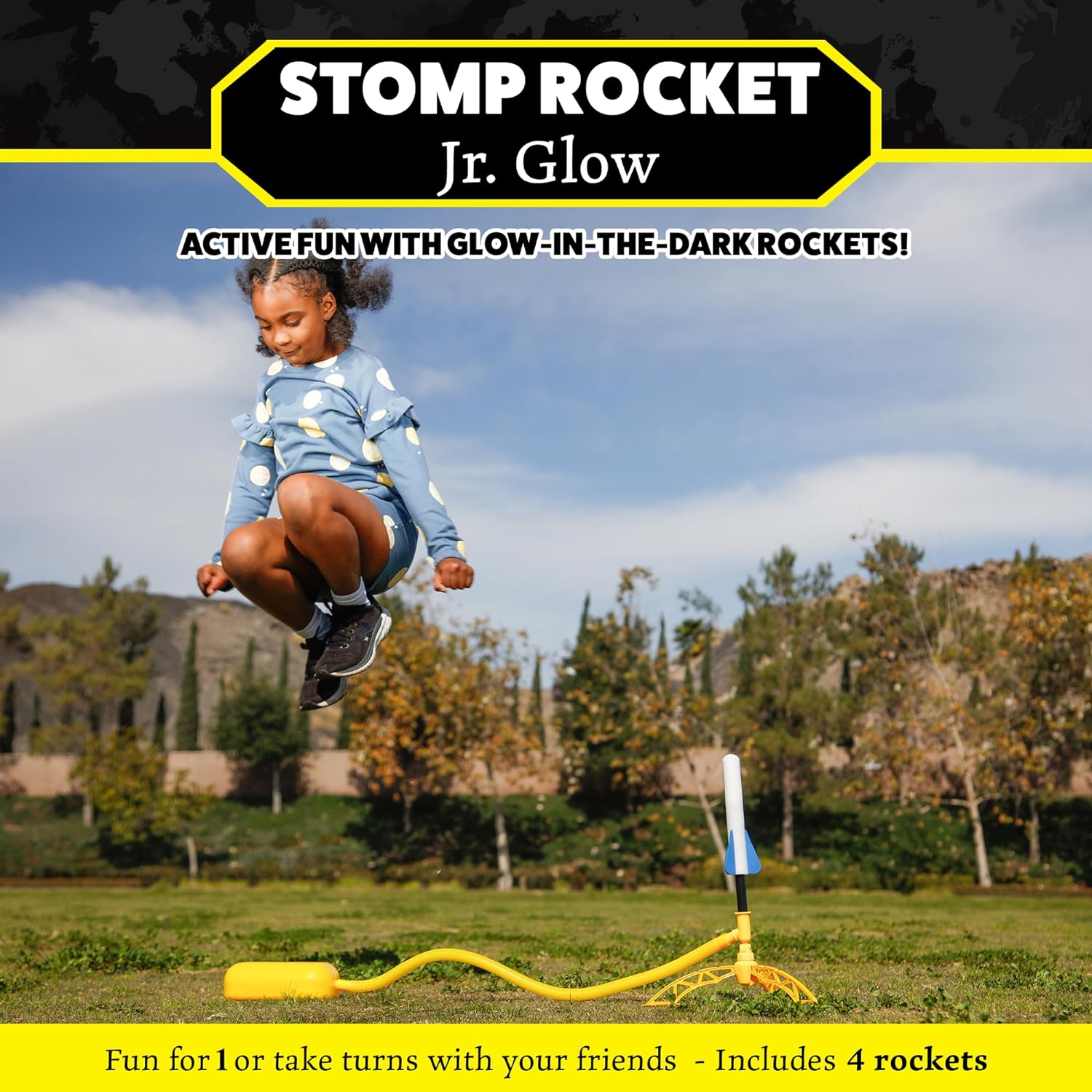 Stomp Rocket The Original Jr Glow Rocket Launcher