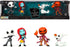 Jada Set of 4 Nightmare Before Christmas 4cm Nanofigures Metalic