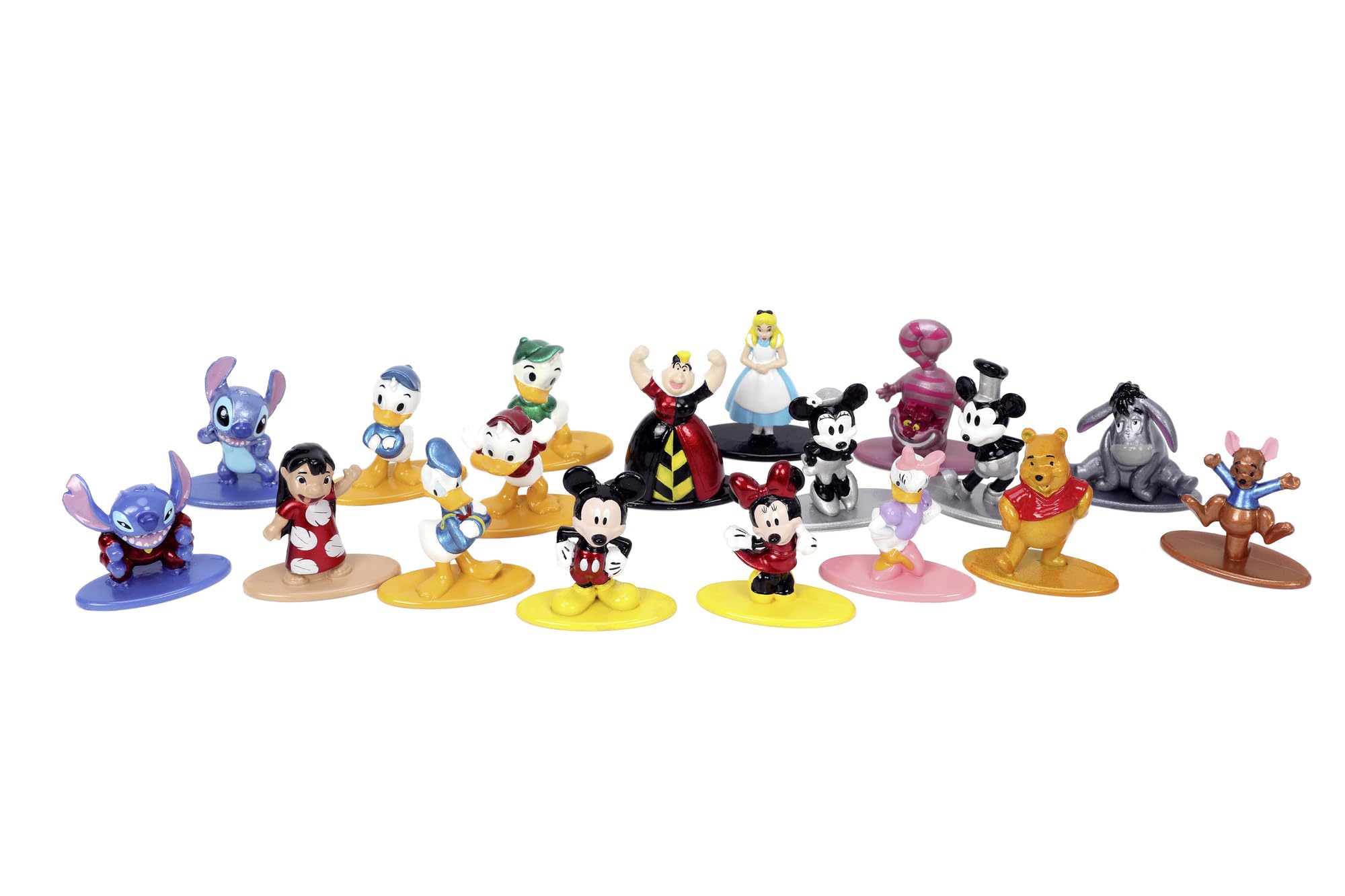 Jada Disney 18 Piece Set 4 cm Figurines Metal 1.65 Inch Figure Multipack Wave 1