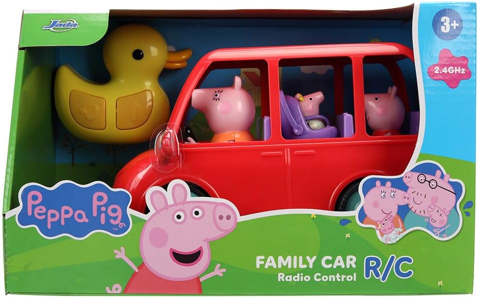 Jada PEPPA PIG RC FAMILY CAR remote control vehicle includes Peppa, Mummy and Evie