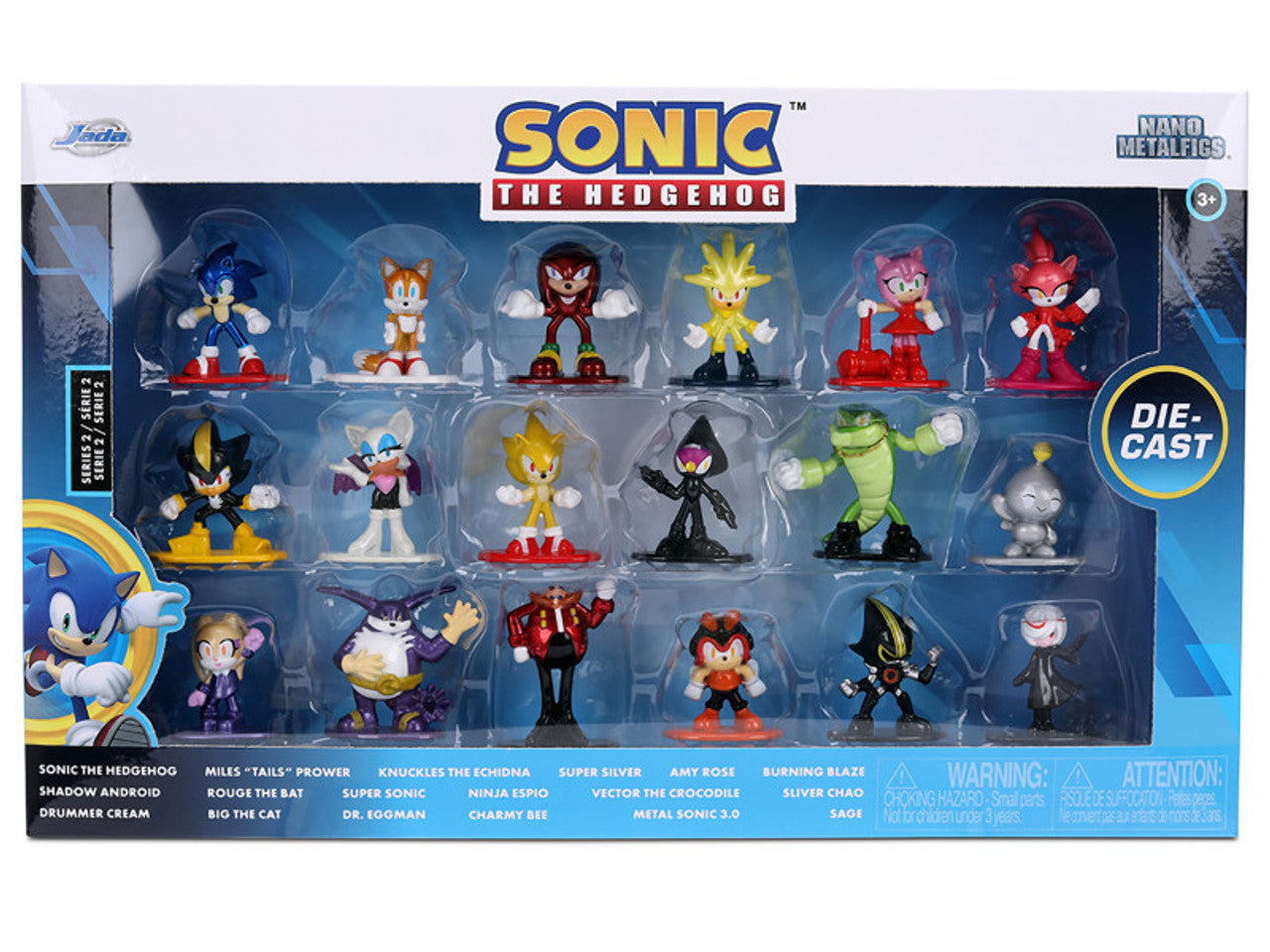 Jada SONIC NANOFIGS MULTIPACK WAVE 2