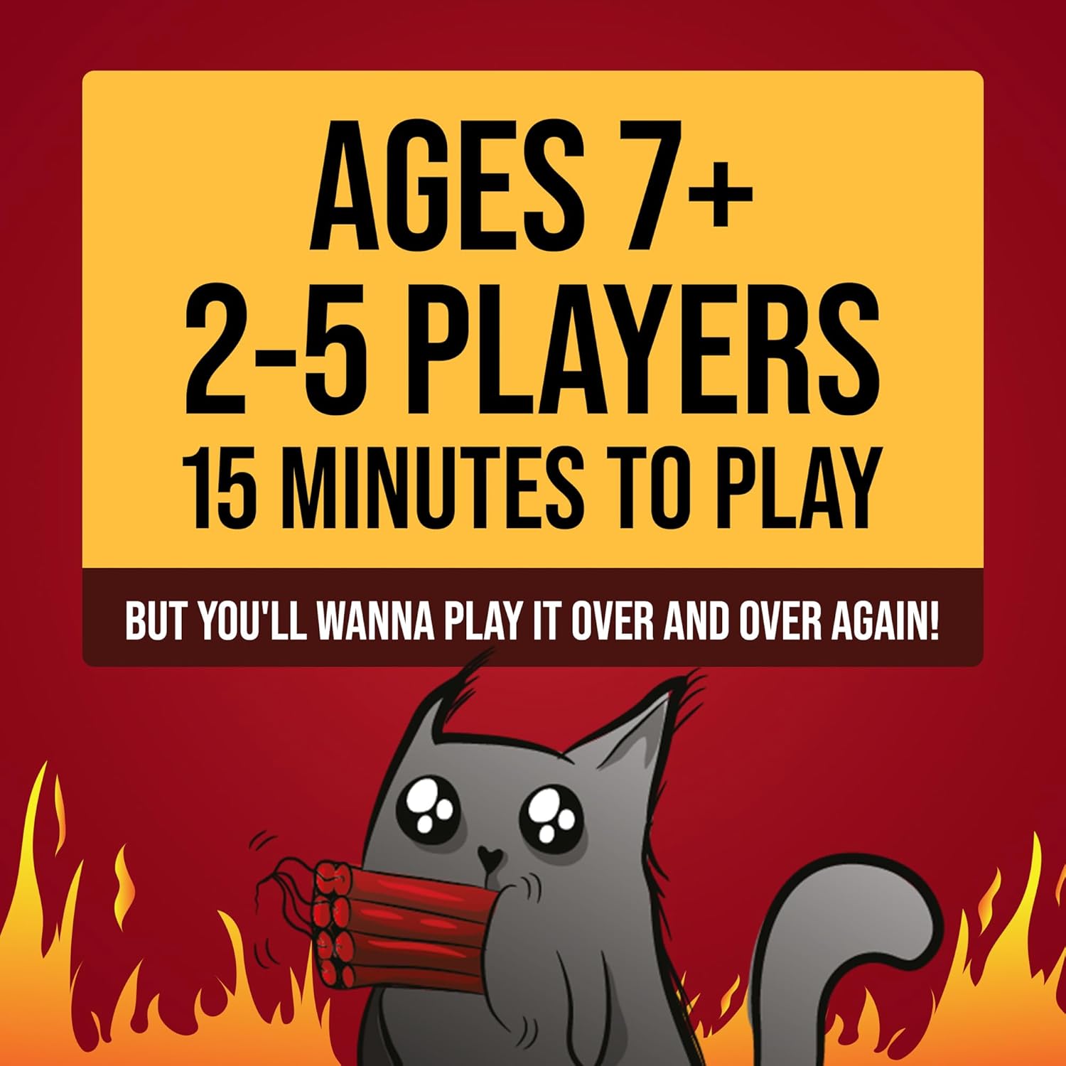 Exploding Kittens Original Edition Kid and Adult Card Game 2-5 Players