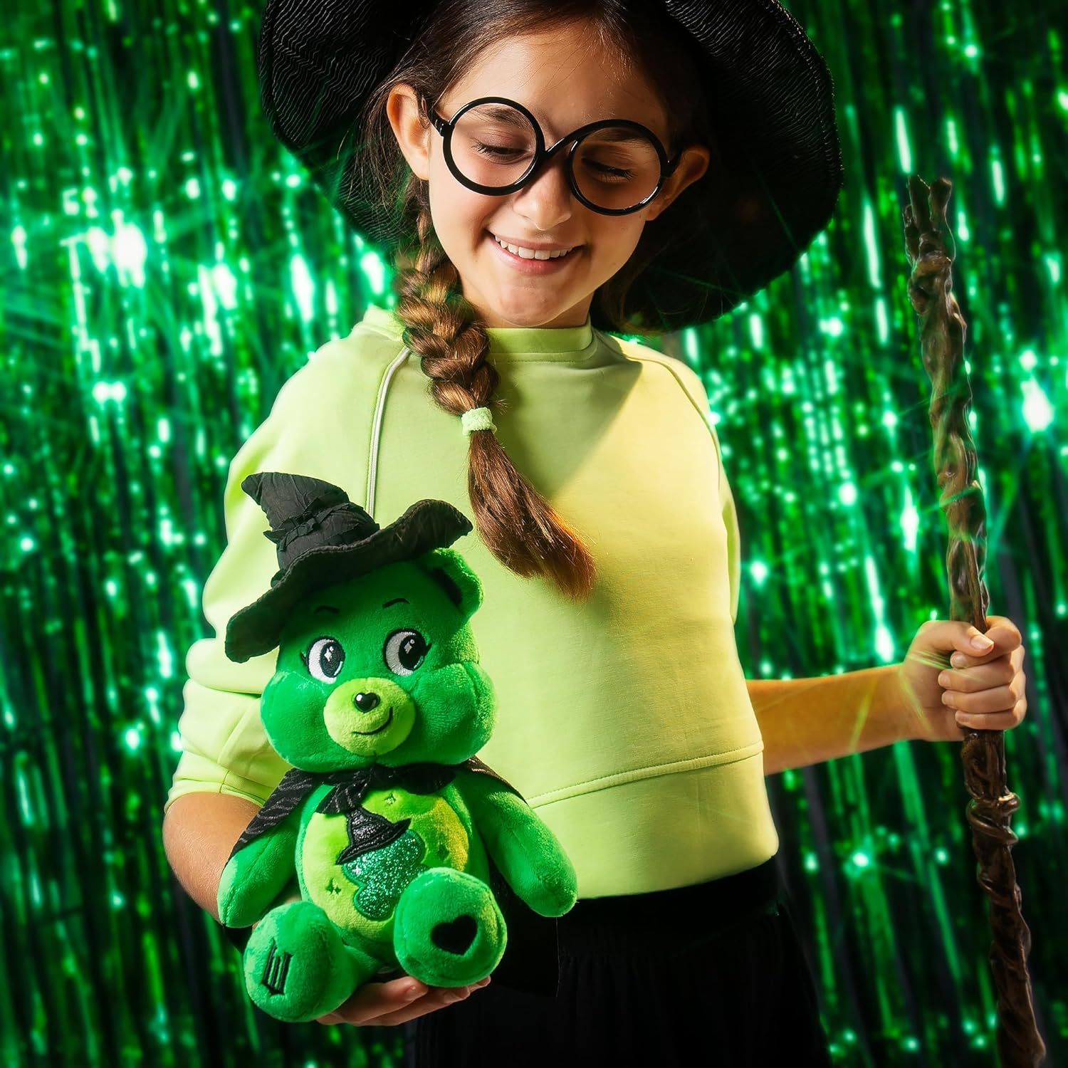 Care Bears x Wicked 22cm Plush Good Luck Bear as ELPHABA