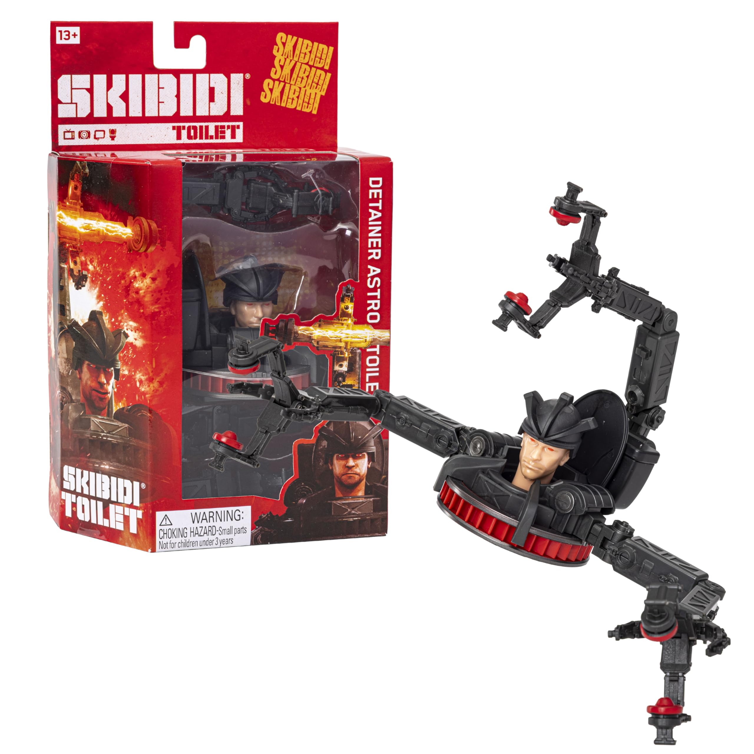 SKIBIDI Toilet Deluxe Figure Series 2 6Inch Collectible Figures DETAINER ASTRO TOILET