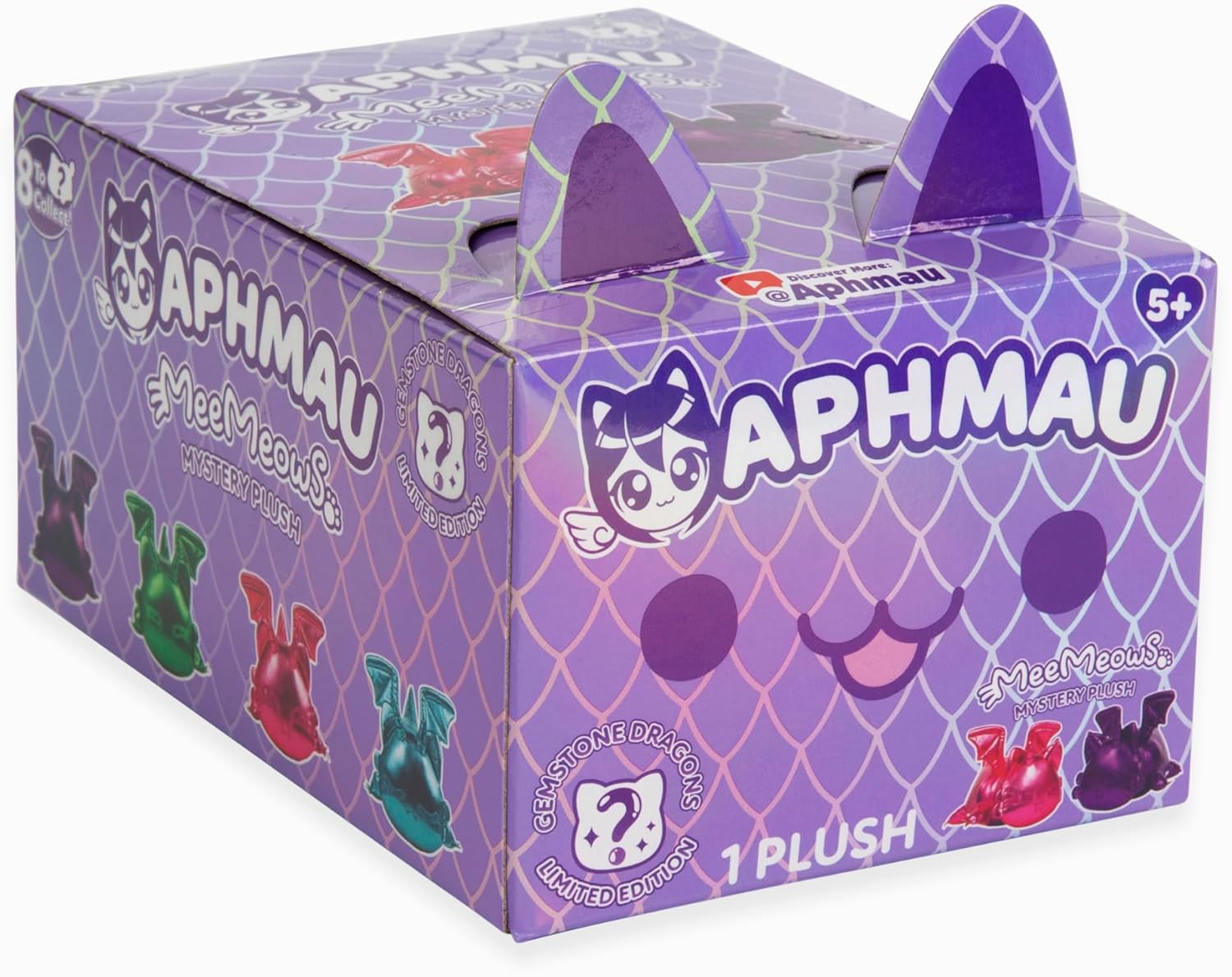 Aphmau 6 inch MeeMeow Mystery Plush GEMSTONE DRAGONS 1 at Random