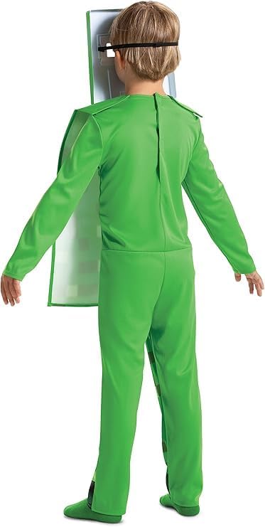 Disguise Minecraft Creeper Costume for Kids 7-8 YEARS
