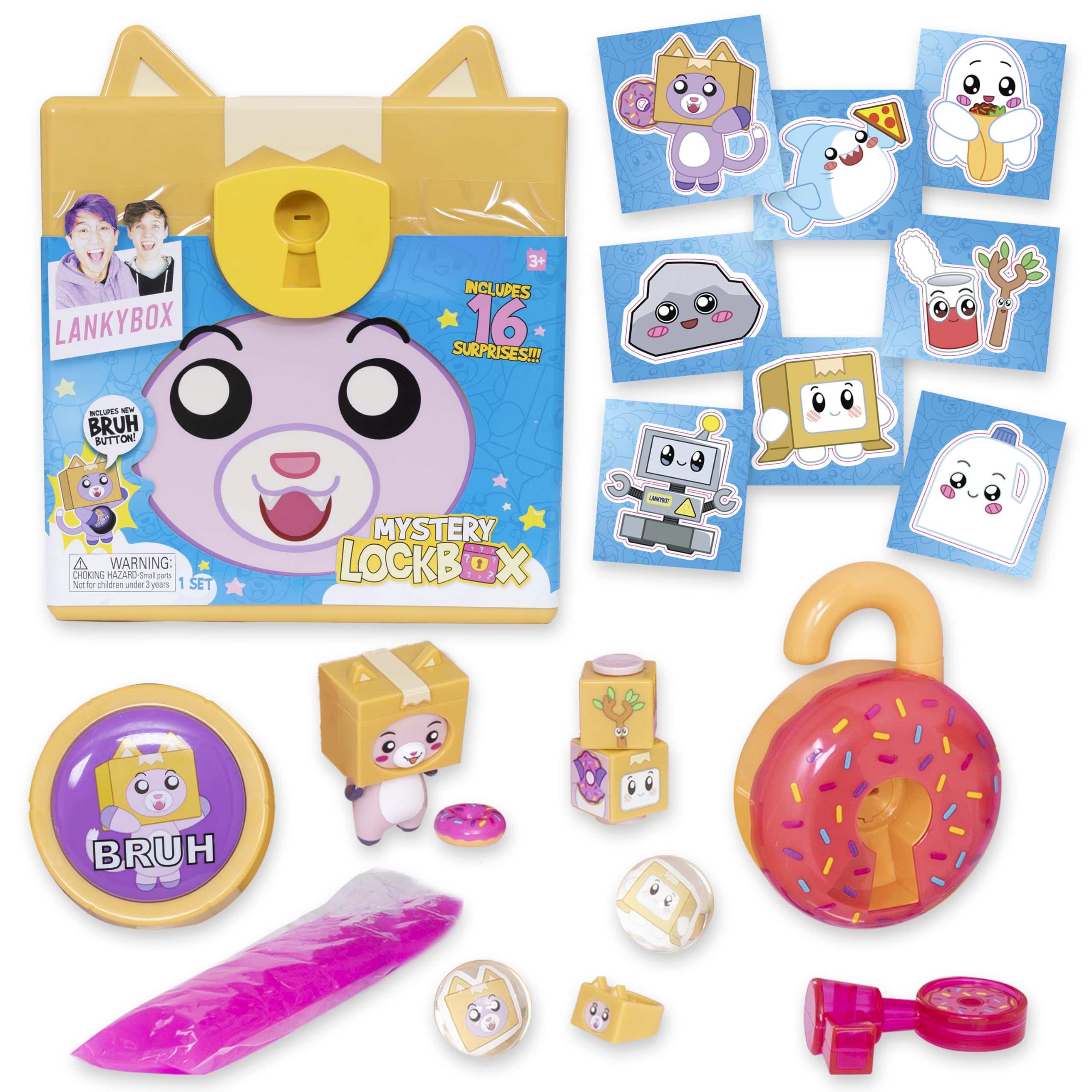 Lankybox Mystery Lock Box Mystery Surprise Giant Box