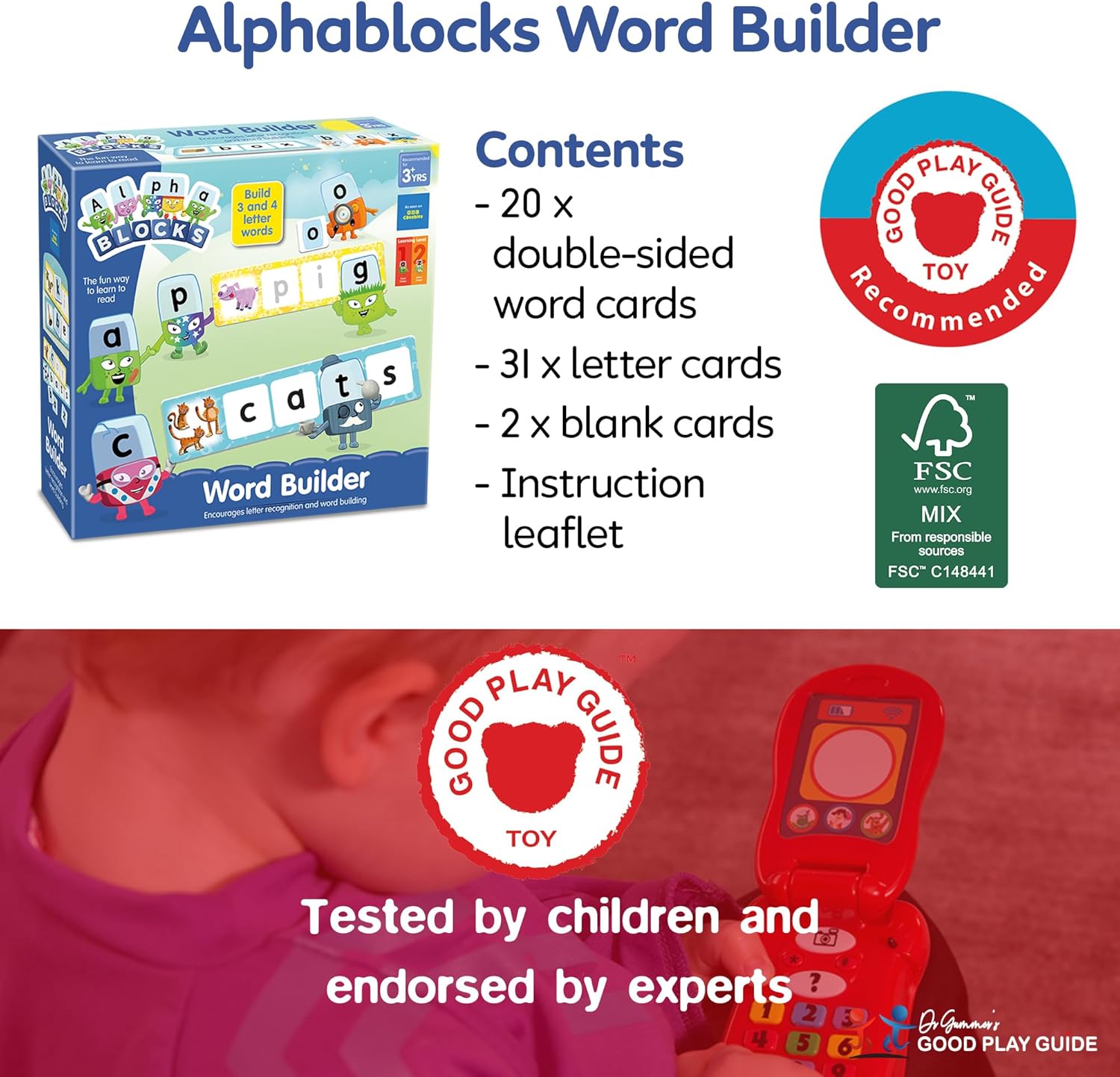 ALPHABLOCKS Word Builder Learning Game