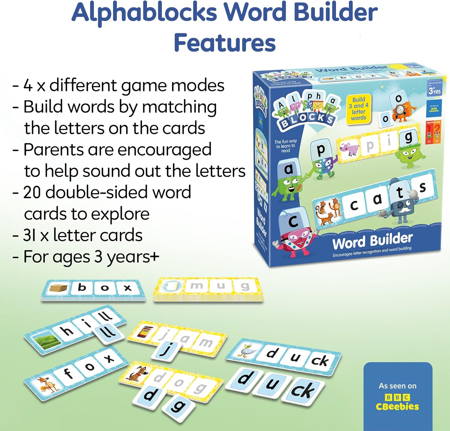 ALPHABLOCKS Word Builder Learning Game