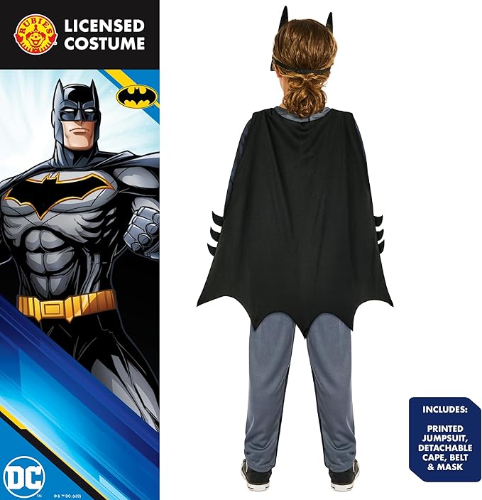 Rubie's Official DC Batman Childs Costume Size 3 to 4 Years