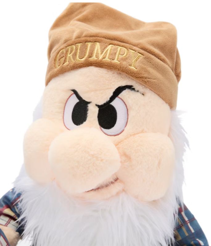 Snow White and the Seven Dwarfs - Grumpy Sleepy Medium Soft Plush Toy - 34cm