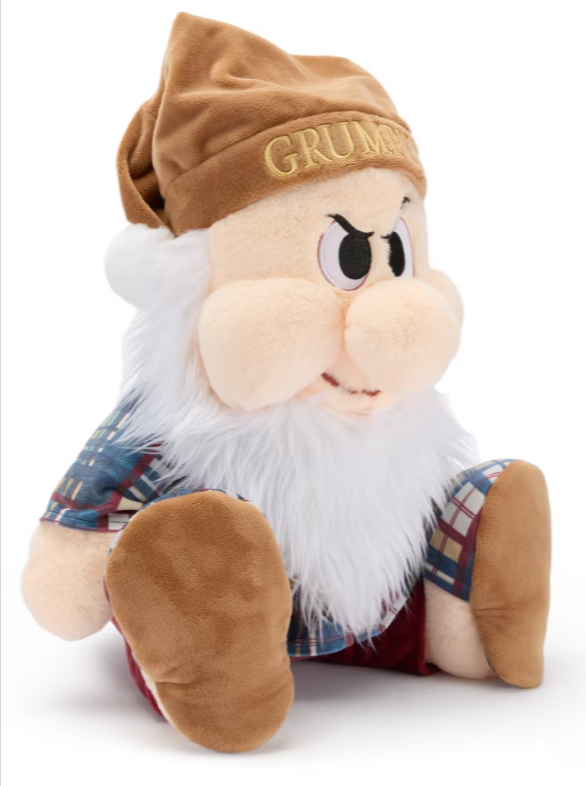 Snow White and the Seven Dwarfs - Grumpy Sleepy Medium Soft Plush Toy - 34cm