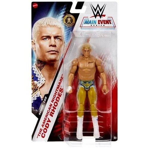 Mattel WWE Main Event Series Action Figure The American Nightmare Cody Rhodes