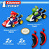 Carrera FIRST Mario Kart Track Set with Mario and Yoshi Karts