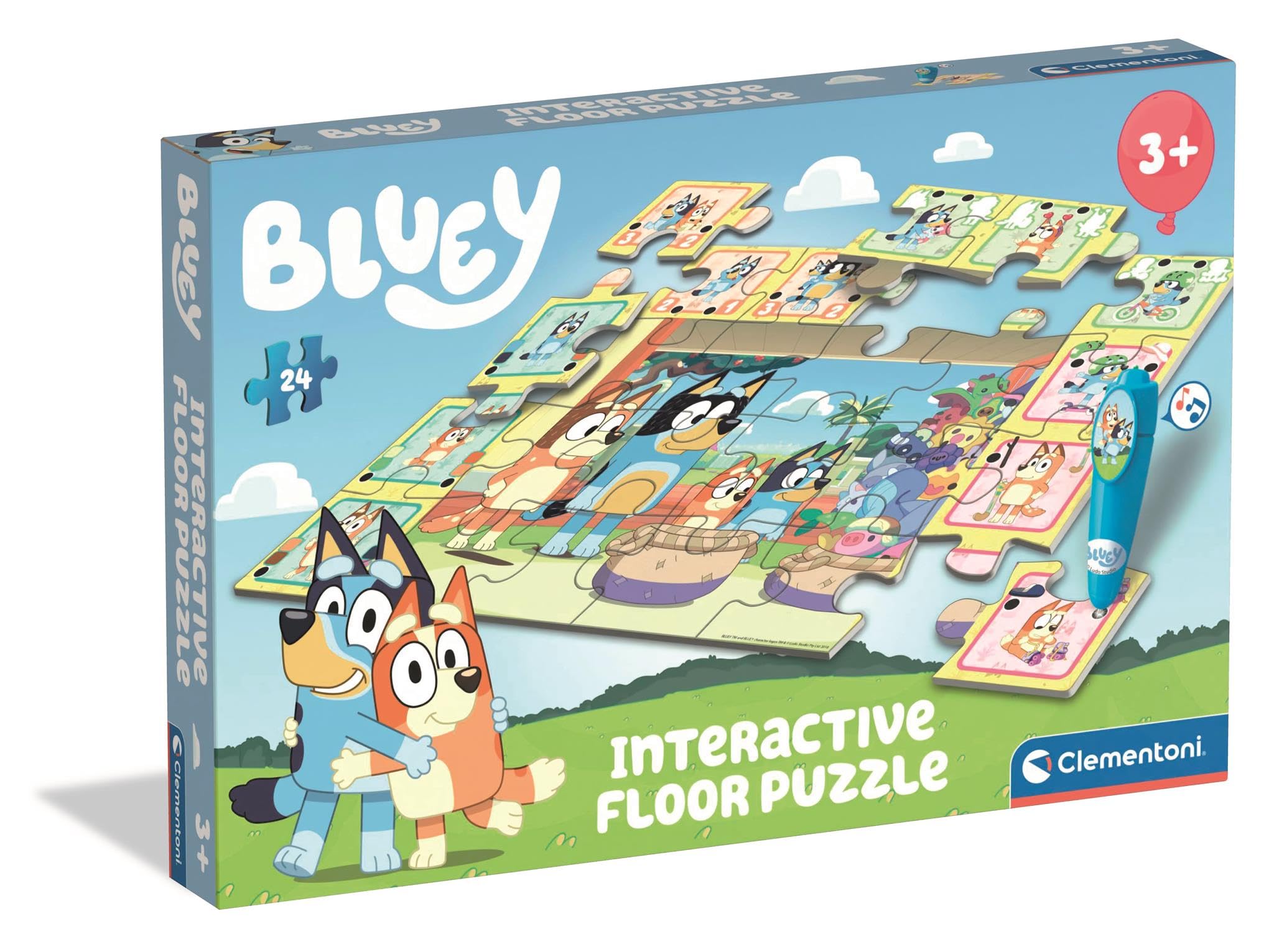 Bluey Interactive Floor Puzzle With Electronic Pen