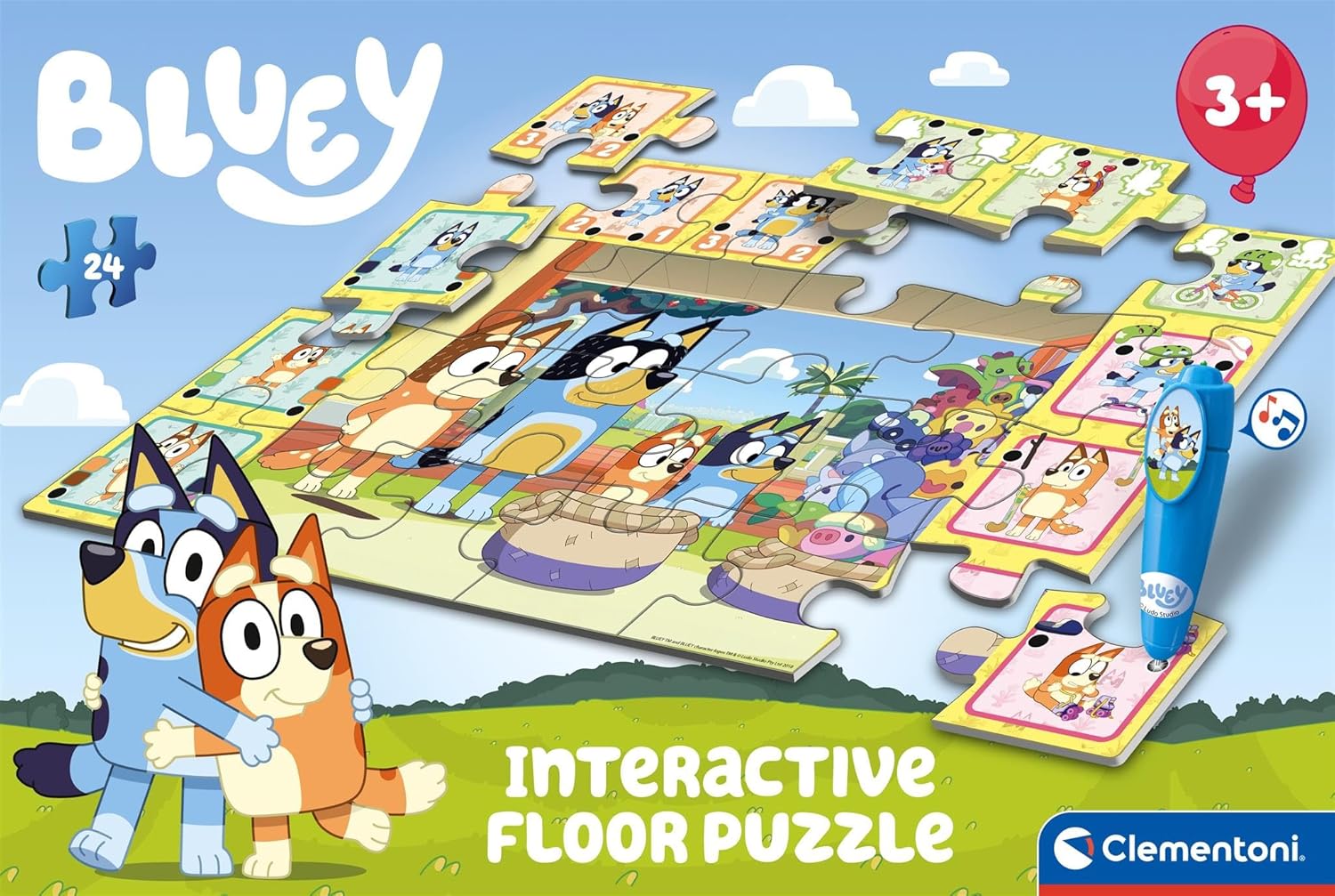 Bluey Interactive Floor Puzzle With Electronic Pen