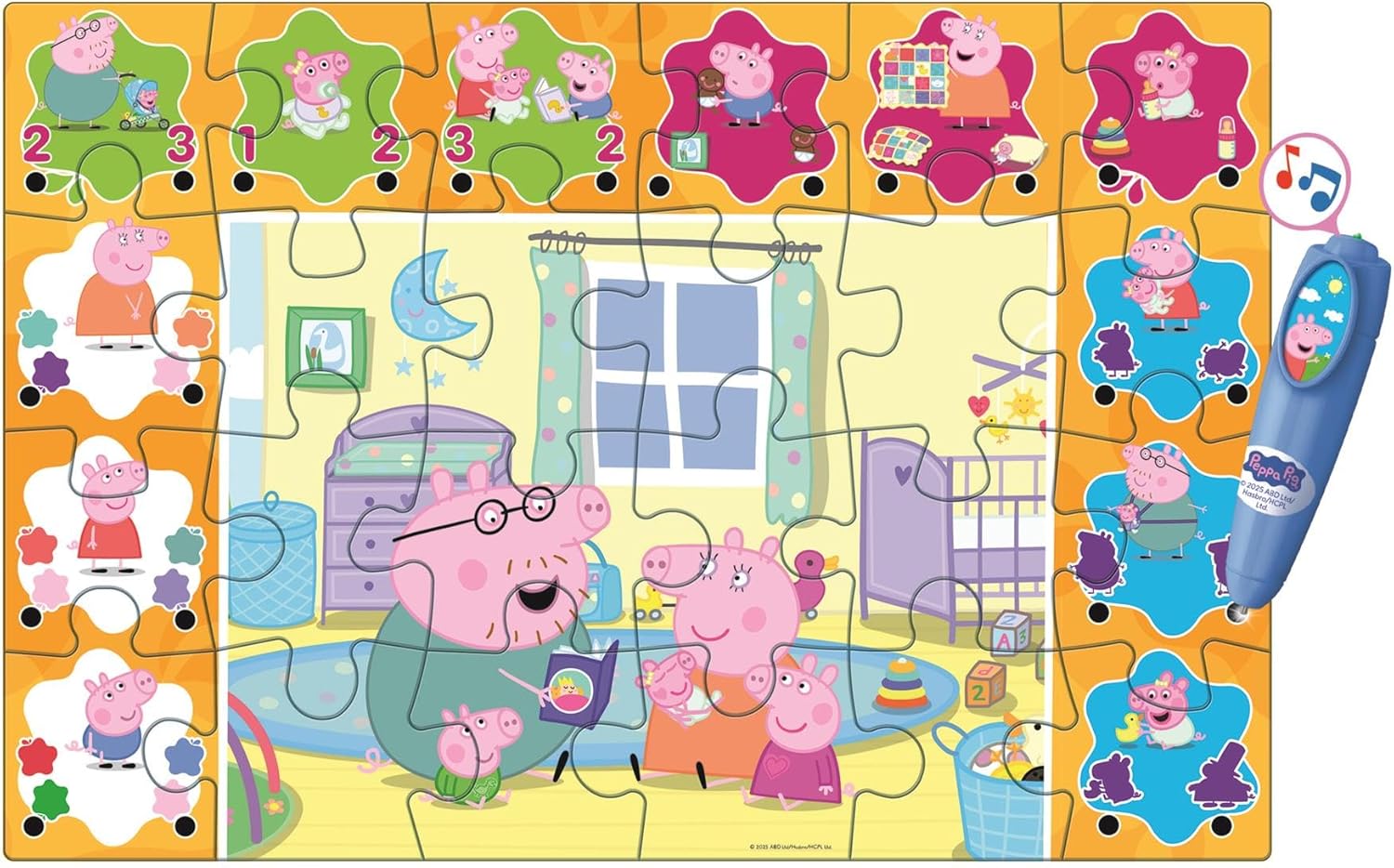 Peppa Pig Interactive Floor Puzzle With Electronic Pen