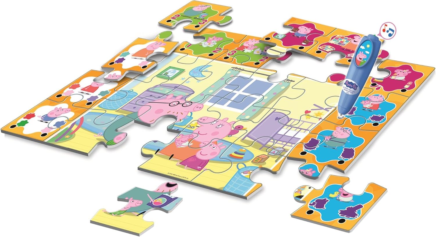 Peppa Pig Interactive Floor Puzzle With Electronic Pen