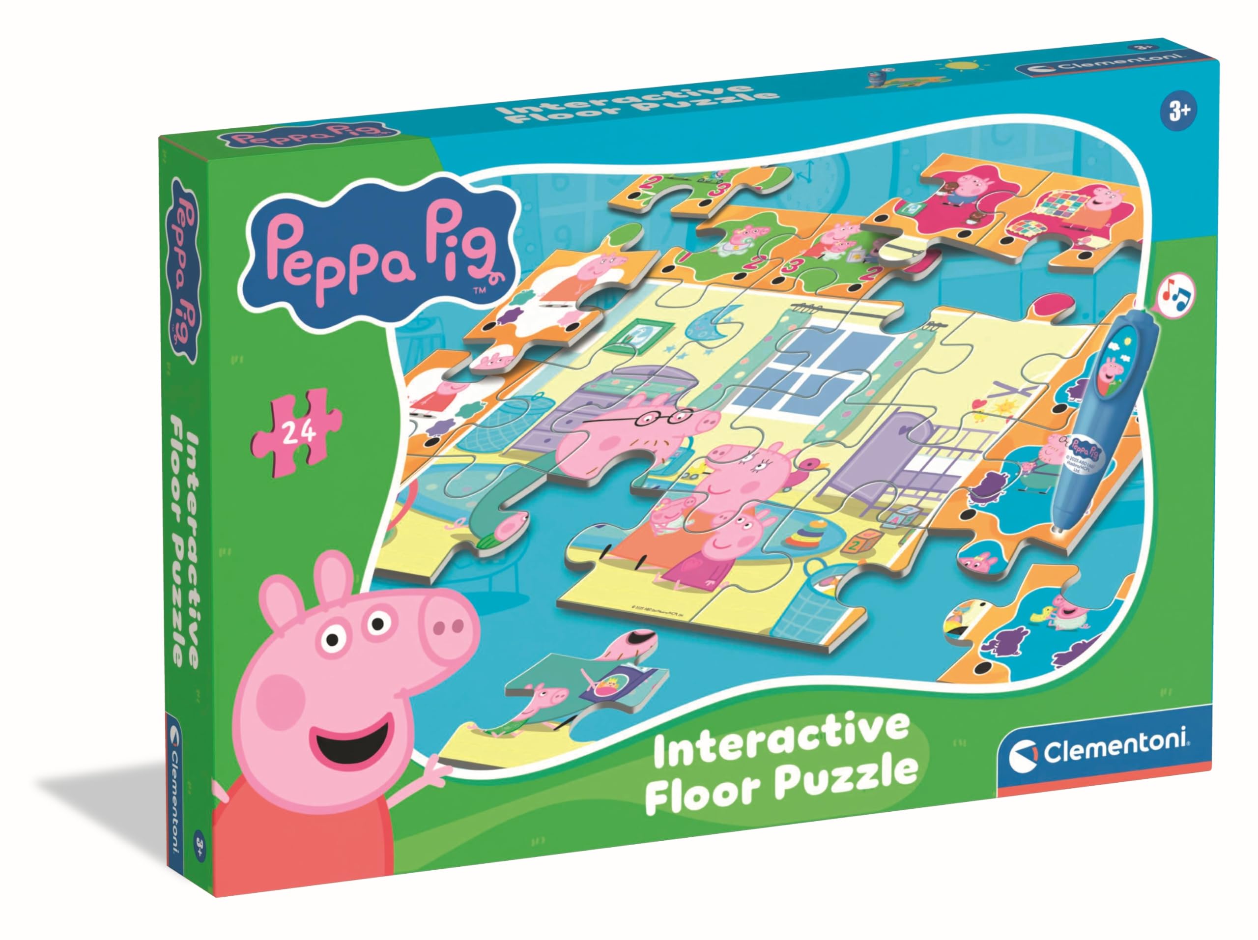 Peppa Pig Interactive Floor Puzzle With Electronic Pen
