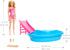 Barbie Doll and Pool Playset  Blonde in Tropical Pink