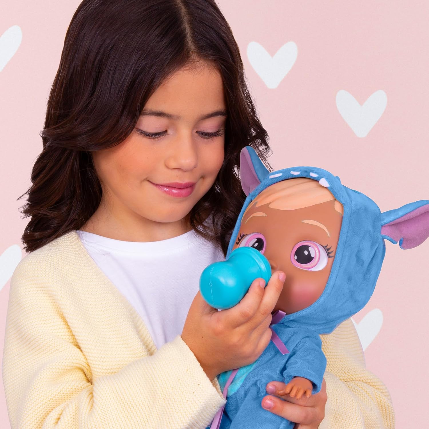 Cry Babies Disney Stitch Doll with Her Personalised Blue Pyjamas
