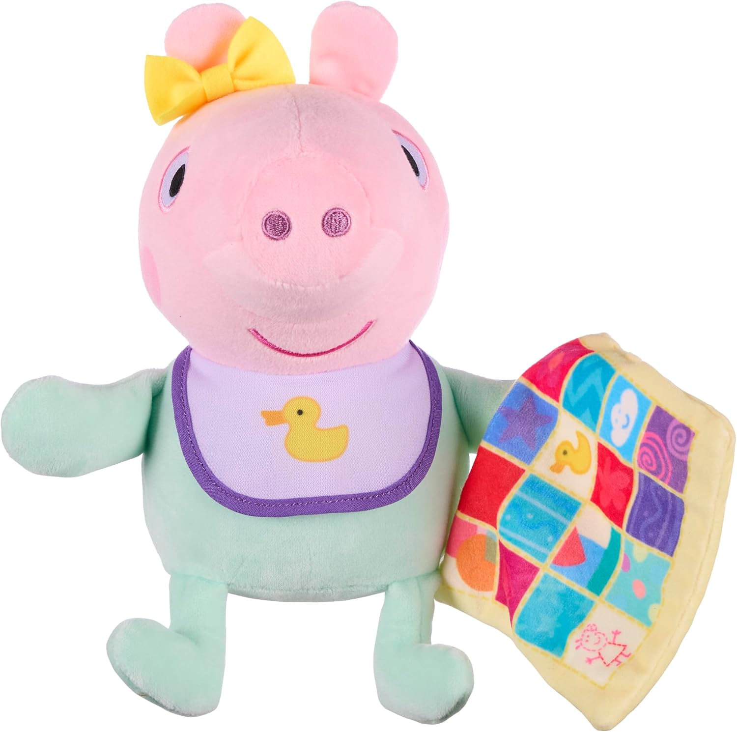 Peppa Pig Baby Evie with Blanket Soft Plush Toy