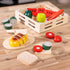 Melissa And Doug Cutting Food Play Food Set With Wooden Pieces