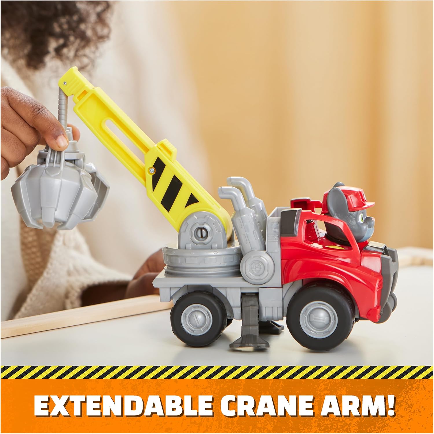 Paw Patrol Rubble & Crew, Charger?s Crane Grabber Toy Truck