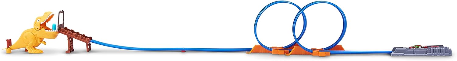 Metal Machines T-Rex Attack Building Trackset with Mini Racing Car