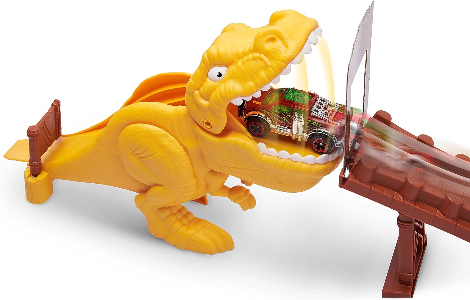Metal Machines T-Rex Attack Building Trackset with Mini Racing Car