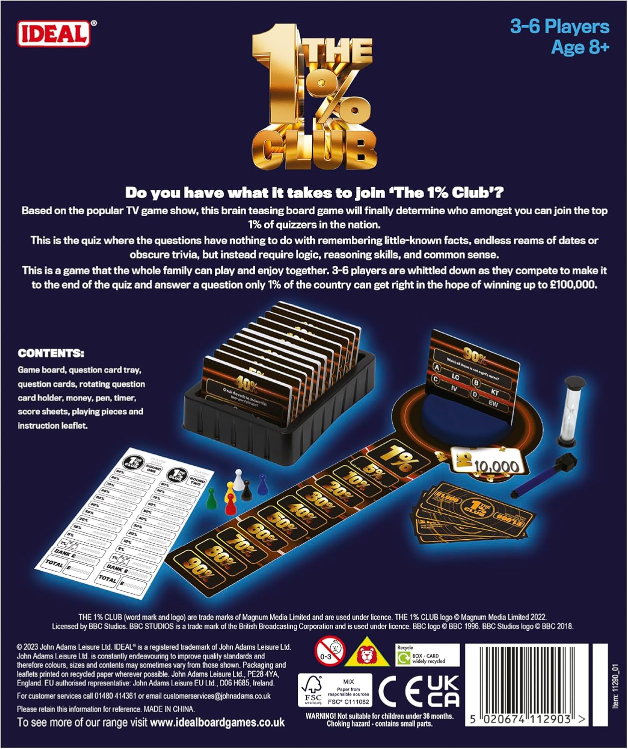 Ideal The 1% Club: The Board Game