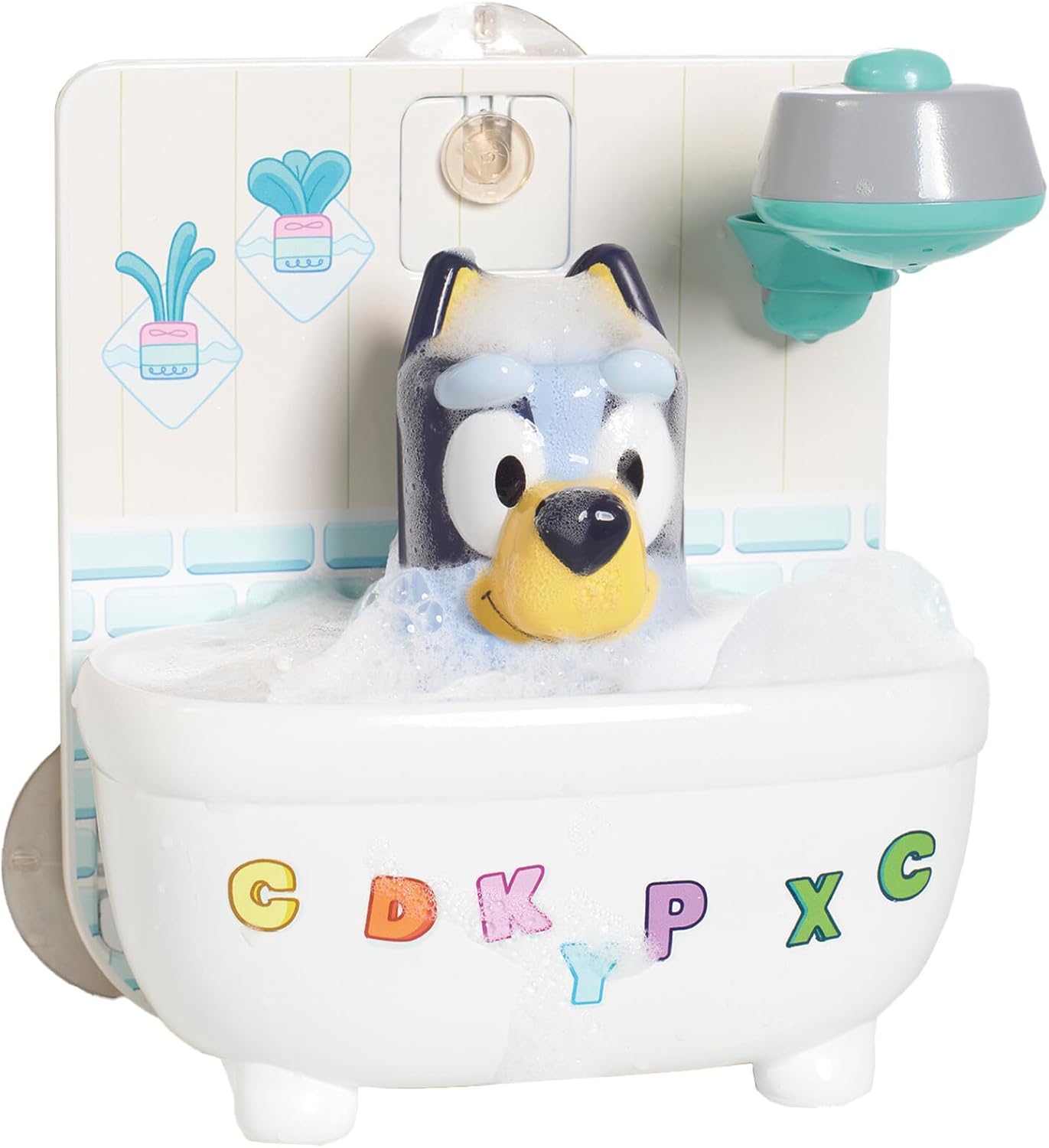 TOMY Toomies Shower & Scrub Bluey Interactive Bath Toy