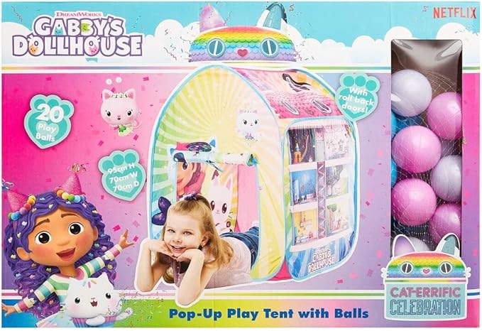 Gabby's Dollhouse Pop Up Tent Play House
