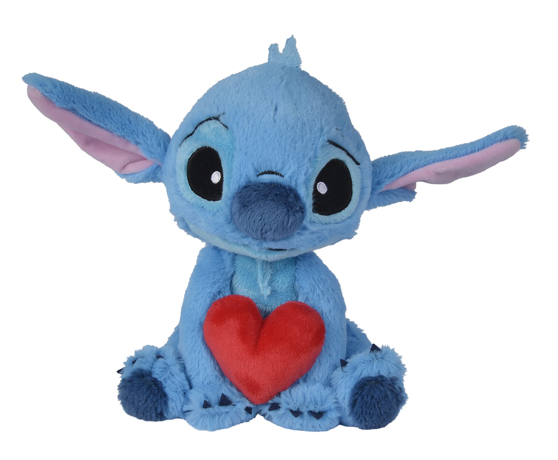 Disney Lilo & Stitch STITCH Cuddle with Heart Valentine Love 25cm Soft Plush Toy