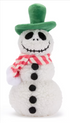 Disney Store Tim Burton's The Nightmare Before Christmas - Japan Jack Skellington Snowman Soft Plush Toy- 35cm