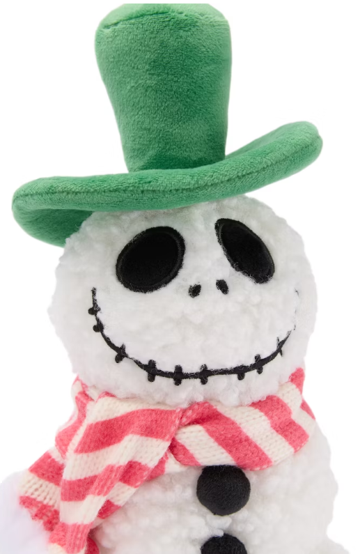 Disney Store Tim Burton's The Nightmare Before Christmas - Japan Jack Skellington Snowman Soft Plush Toy- 35cm