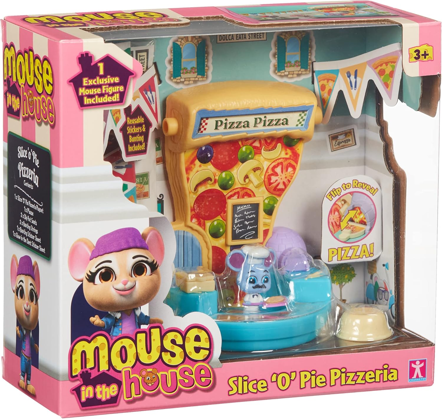Character Options Millie & Friends Mouse in Slice 'O Pie Pizzeria