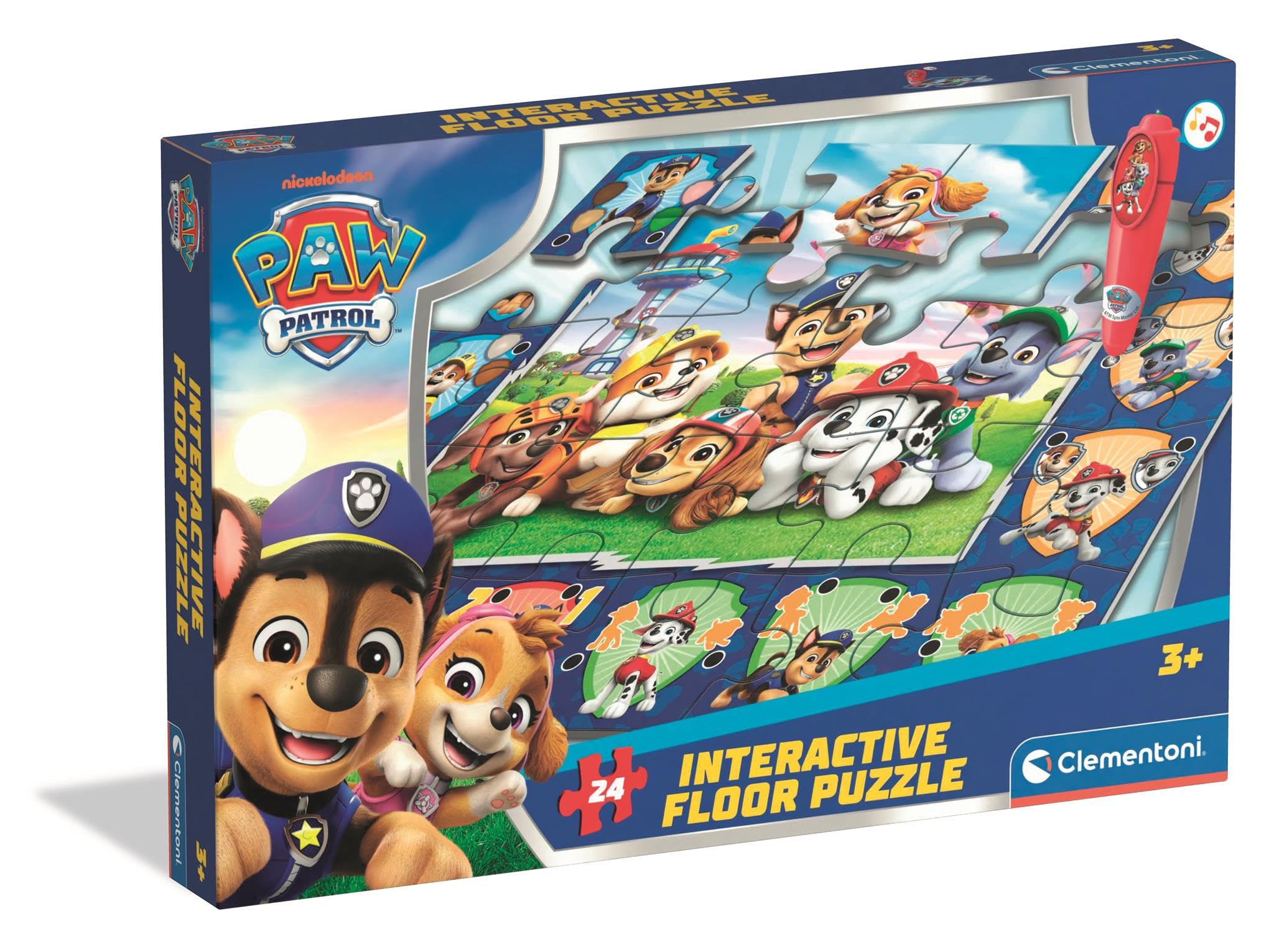 Clementoni  Paw Patrol Interactive Floor Puzzle 24 Pieces