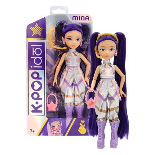 K-Pop Fashion Doll MINA Pop Star Dress-Up Doll with Accessories