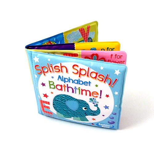 Set of 4 Baby Bath Books First Words ABC Letters & Numbers