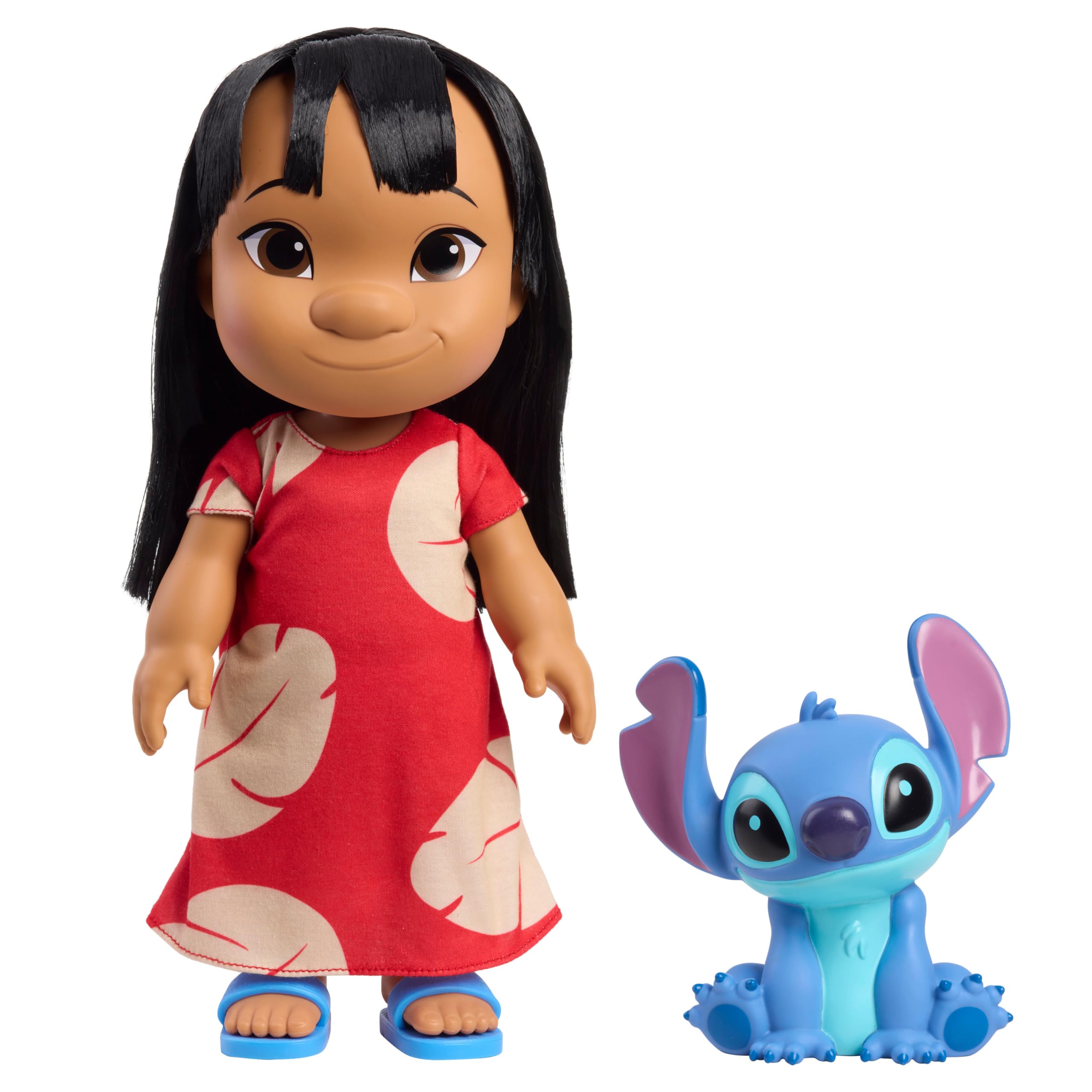 Disney Lilo And Stitch 14 Inch Poseable Lilo Doll with 5 Inch Stitch Figure