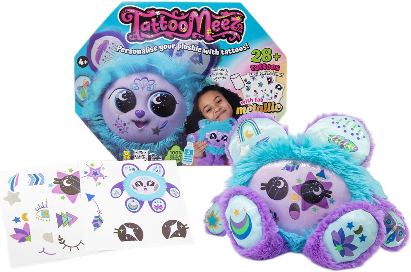 TattooMeez Metallic, craft kit to create a personalised bear